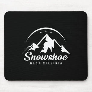 Snowshoe west virginia ski resort skiing mouse mat