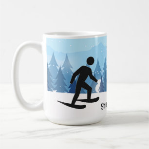 Snowshoeing Design Coffee Mug
