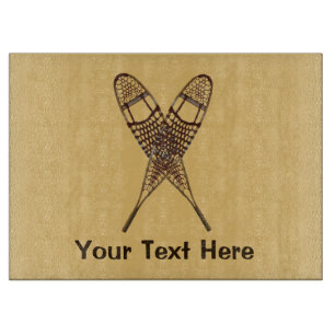 Snowshoes Cutting Board