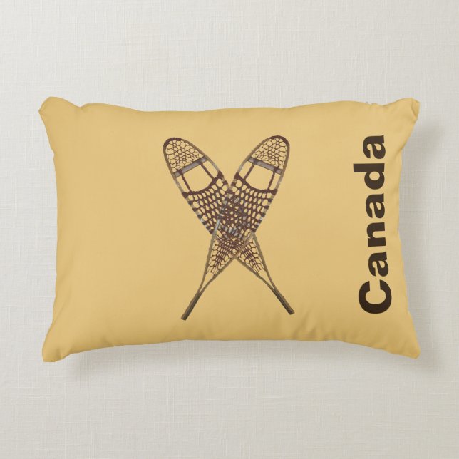 Snowshoes Decorative Cushion (Front)