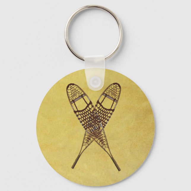 Snowshoes Key Ring (Front)