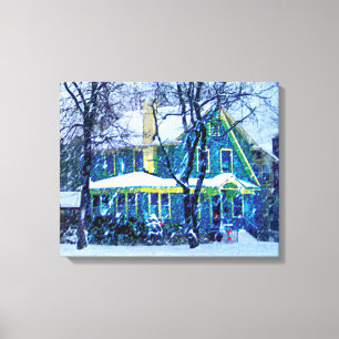Snowstorm Canvas Print