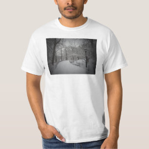 Snowstorm, Central Park, New York City T-Shirt