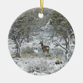 Snowstorm Ceramic Tree Decoration