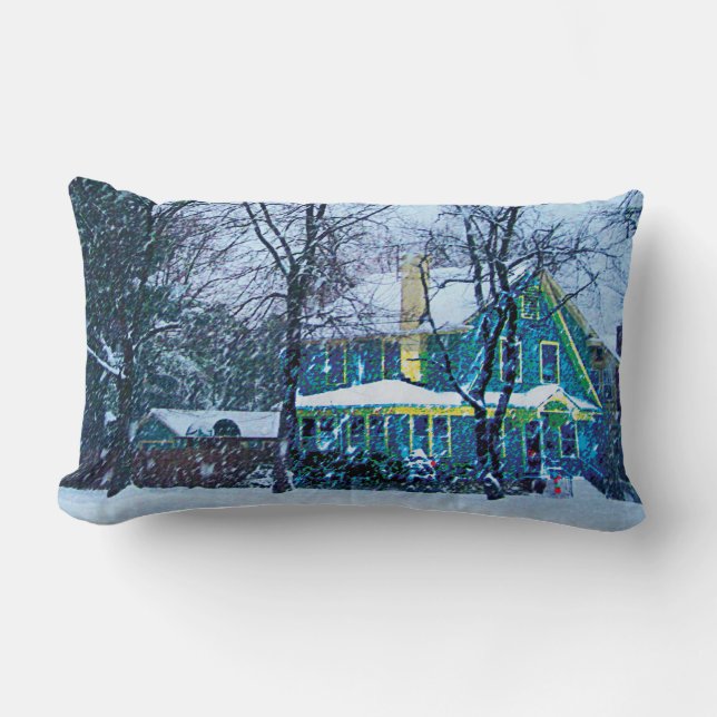 Snowstorm Lumbar Cushion (Front)