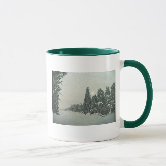 Snowstorm on the Gunflint Trail mug (Right)