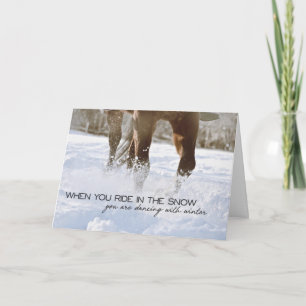 SNOWTIME Greeting Card