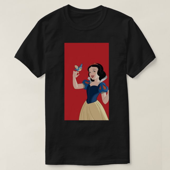 SnowWhite with Bird Classic T-Shirt (Design Front)