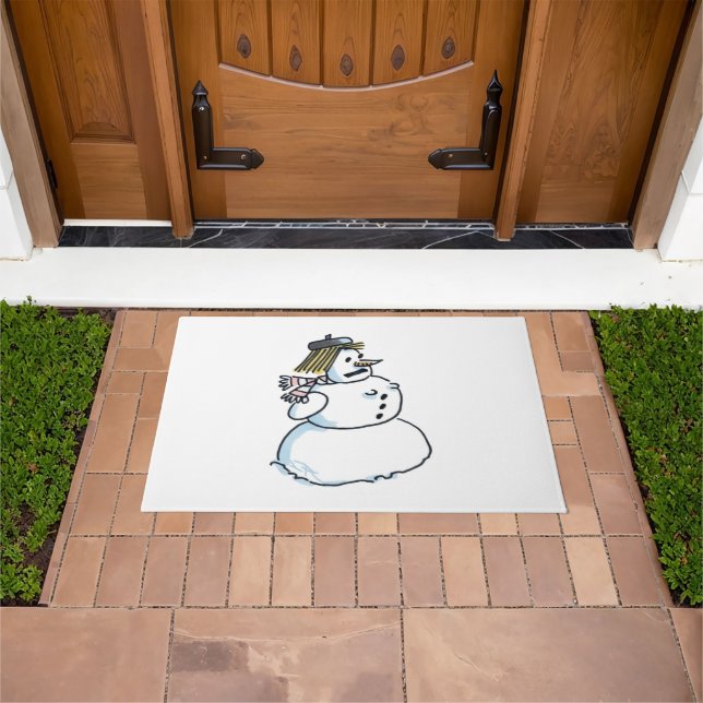 Snowwoman doormat (Outdoor)