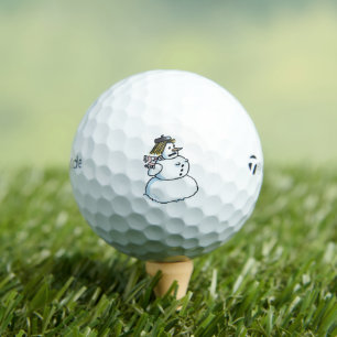 Snowwoman Taylor Made TP5 golf balls 12 pk