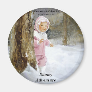 Snowy Adventure Magnet