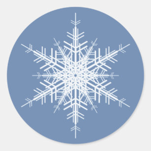 Snowy Blue Sticker