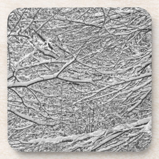 Snowy Branches Coaster