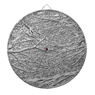 Snowy Branches Dartboard