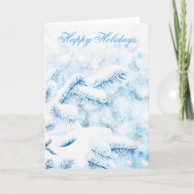 Snowy Branches Holiday Card