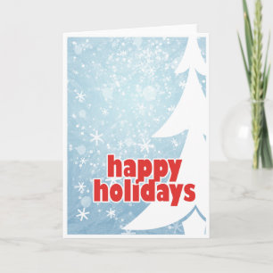 Snowy Christmas Holiday Card