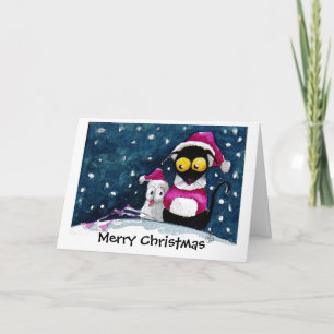 Snowy Christmas! Holiday Card