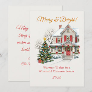 Snowy Christmas scene