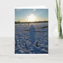 SNOWY CHRISTMAS SCENE