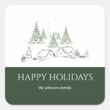 Snowy Christmas Village 