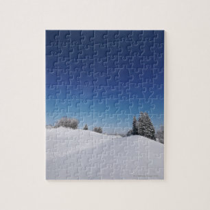 Snowy cold winter landscape 3 jigsaw puzzle