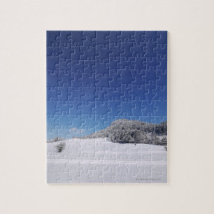 Snowy cold winter landscape 6 jigsaw puzzle