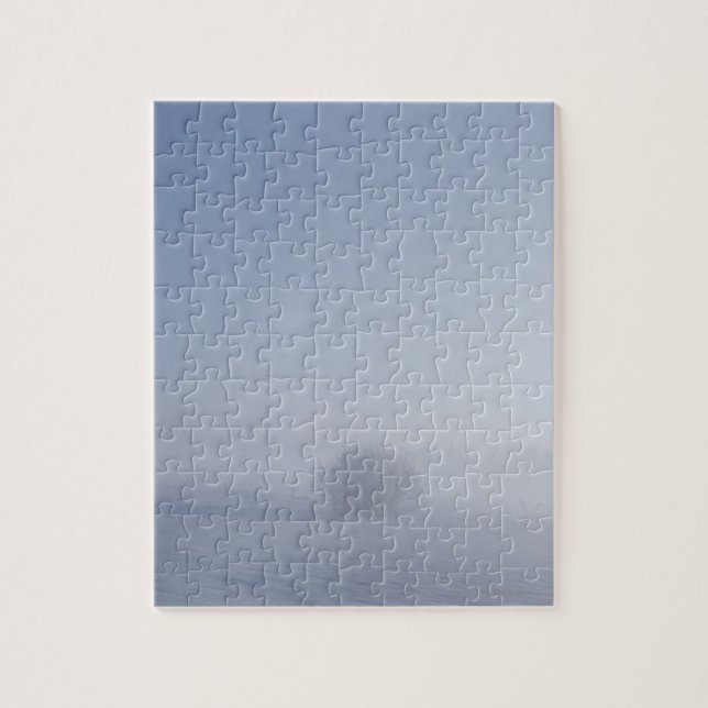 Snowy cold winter landscape jigsaw puzzle (Vertical)
