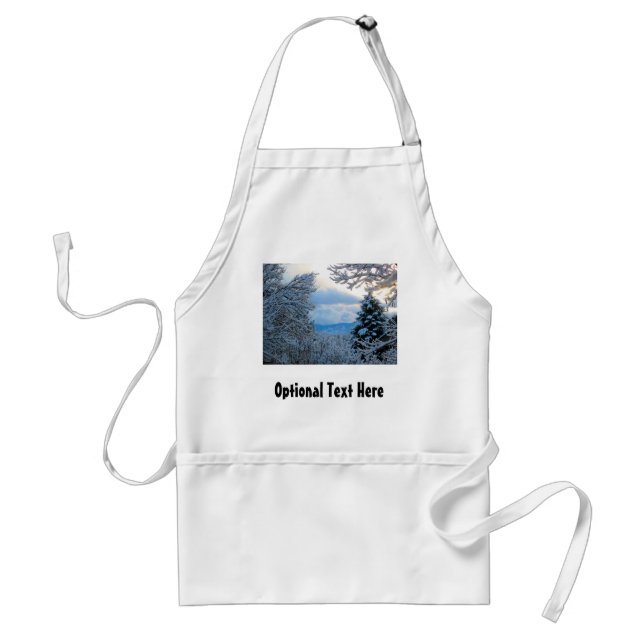 Snowy Colorado Standard Apron (Front)