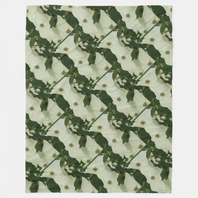 Snowy Cozy Fleece Blanket (Front)