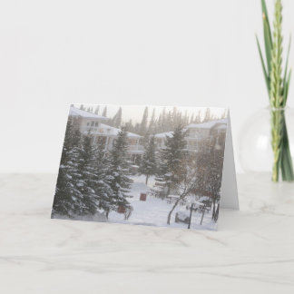 Snowy Day Holiday Card
