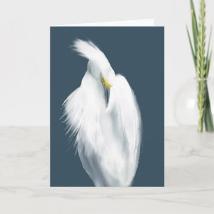 Snowy Egret Card