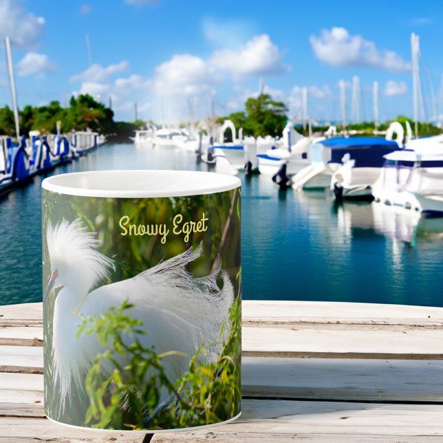 Snowy Egret Coffee Mug (Creator Uploaded)
