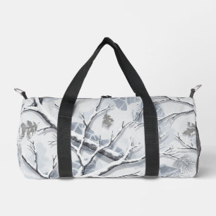 Snowy Environments Camouflage Duffle Bag
