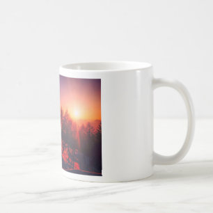 Snowy Evening Sunset Coffee Mug