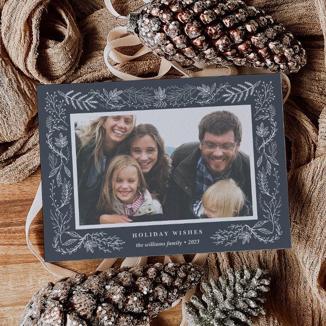 Snowy Foliage | Holiday Photo Card (Creator Uploaded)