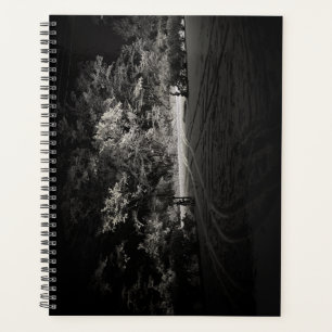 Snowy Forest at Night Planner