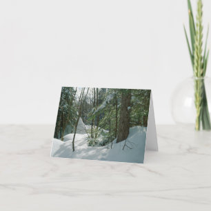 Snowy Forest Christmas Card Mt Washington NH