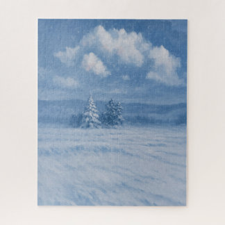 Snowy Forest Christmas Puzzle
