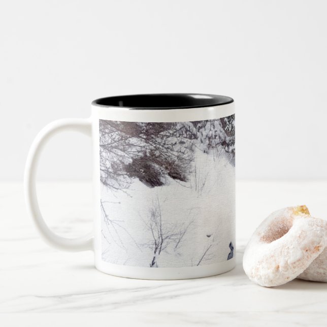 Snowy Forest Mug (With Donut)