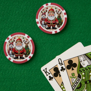 "Snowy Forest" Poker Chips