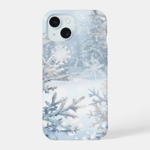 Snowy Forest Serenity Phone Case