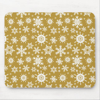 Snowy Gold Mouse Mat