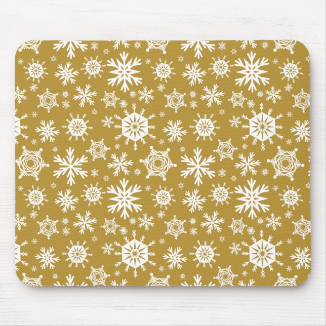 Snowy Gold Mouse Mat (Front)