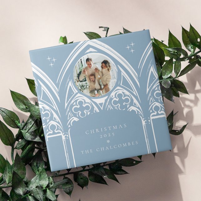 Snowy Gothic Winter Fairytale Christmas Photo Tile (Creator Uploaded)