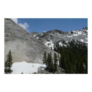 Snowy Granite Domes I at Yosemite National Park Poster