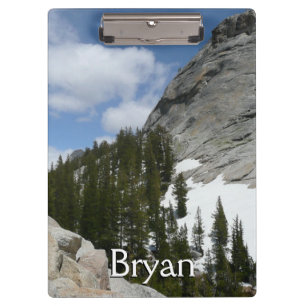 Snowy Granite Domes II Yosemite National Park Clipboard