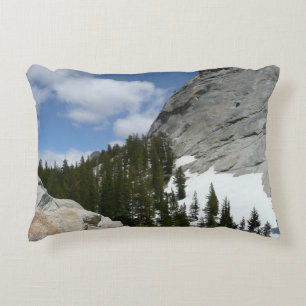 Snowy Granite Domes II Yosemite National Park Decorative Cushion