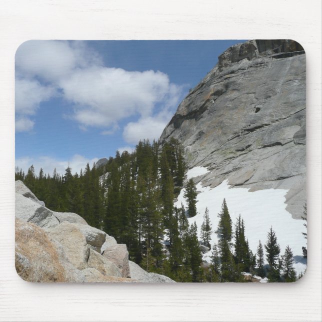 Snowy Granite Domes II Yosemite National Park Mouse Mat (Front)