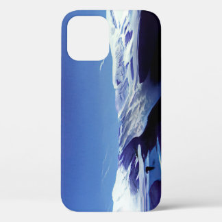 Snowy hills, winter panorama iPhone 12 case
