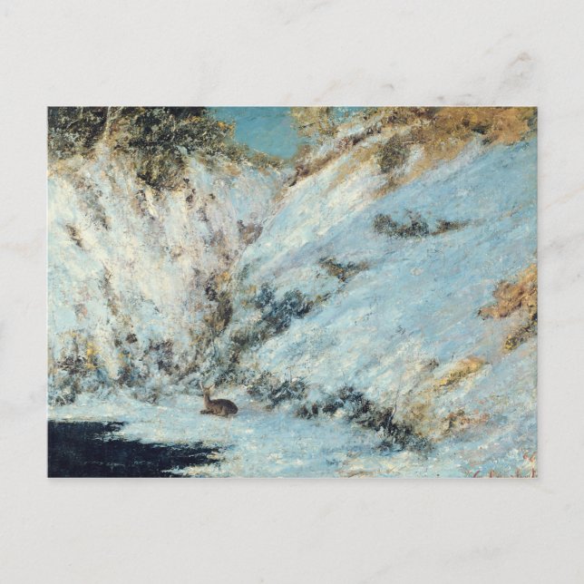 Snowy Landscape, 1866 Postcard (Front)